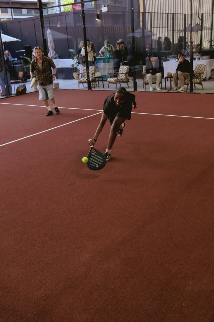 A low volley at House of Racquet